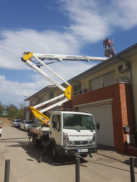 Camion cesta para  trabajos en altura