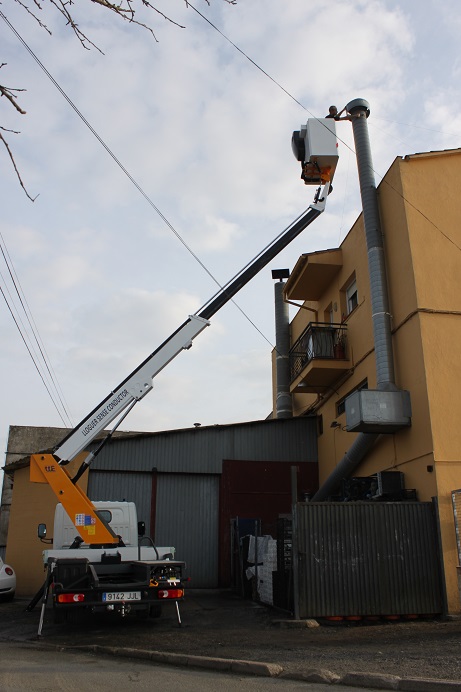 trabajando en altura